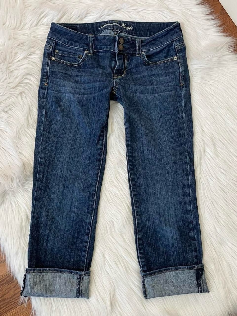 Vintage Y2K capri jeans by American Eagle